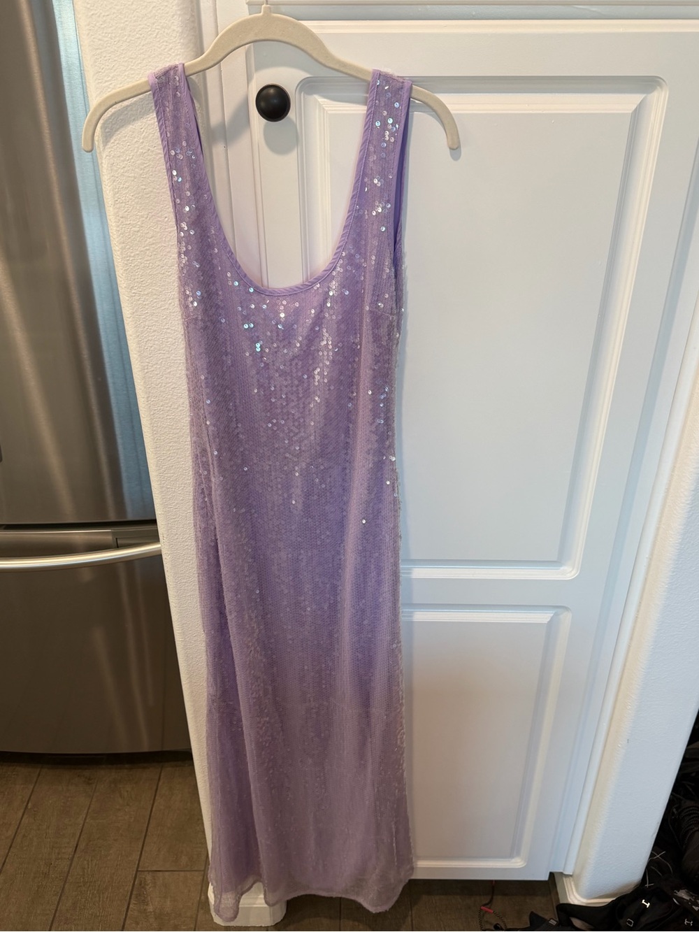 Nookie Lavender Sequin Maxi Dress